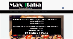 Desktop Screenshot of maxitalia.co.uk