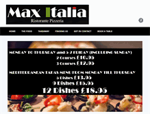 Tablet Screenshot of maxitalia.co.uk